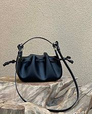 Fendi FF logo shoulder black bag 24cm - 2