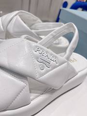 Prada white leather sandals - 5