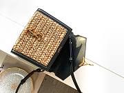 YSL raffia shoulder bag - 2