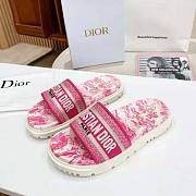 Dior Dway Pink Slippers  - 1