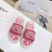 Dior Dway Pink Slippers  - 3