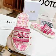 Dior Dway Pink Slippers  - 4