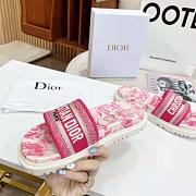 Dior Dway Pink Slippers  - 6