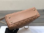 Chanel Coco Handle Brown Bag 23cm - 5