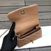 Chanel Coco Handle Brown Bag 19cm - 2