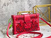 Louis Vuitton Petite Malle Red M20353 - 3