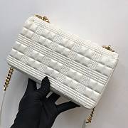 Burberry quilted Lola crossbody white bag  - 3