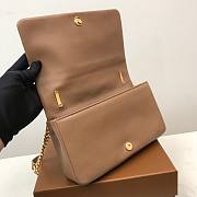 Burberry quilted Lola crossbody brown bag - 5