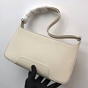 Leather TB White Shoulder Bag - 4