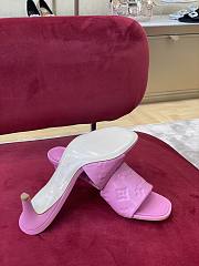 LV pink heels - 4