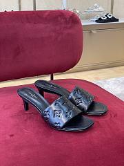 LV black slippers  - 1