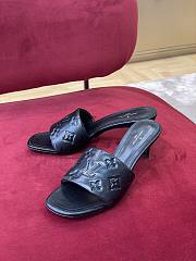 LV black slippers  - 5