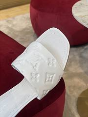 LV white slippers  - 5