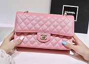 Chanel iridescent pink flap bag 25cm - 4