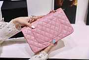 Chanel iridescent pink flap bag 25cm - 2