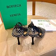 Bottega Veneta Embellished Ankle Strap Black Heel - 5