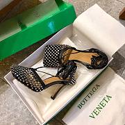 Bottega Veneta Embellished Ankle Strap Black Heel - 3