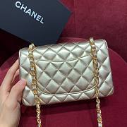 Chanel flapbag gold lambskin bag 20cm - 6