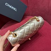 Chanel flapbag gold lambskin bag 20cm - 4