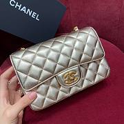 Chanel flapbag gold lambskin bag 20cm - 2
