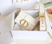 Dior 30 Montaigne White Mini Box Bag - 6