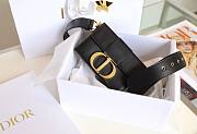 Dior 30 Montaigne Black Mini Box Bag - 2