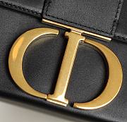 Dior 30 Montaigne Black Mini Box Bag - 6