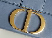 Dior 30 Montaigne Blue Mini Box Bag - 2