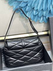 YSL LE 57 Black Lambskin Shoulder Bag - 4