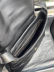 YSL LE 57 Black Lambskin Shoulder Bag - 3