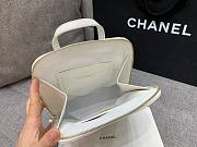 Chanel white lampskin backpack  - 5