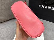 Chanel pink lampskin backpack + small purse - 6