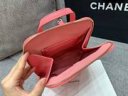 Chanel pink lampskin backpack + small purse - 4