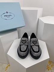 Prada Satin loafers with crystals - 5