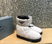 Prada padded nylon white boot - 1