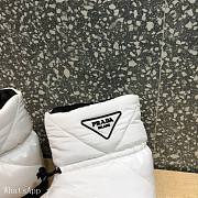 Prada padded nylon white boot - 2