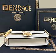 Fendi x Versace Baguette White Medium Bag - 2