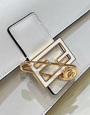 Fendi x Versace Baguette White Medium Bag - 3