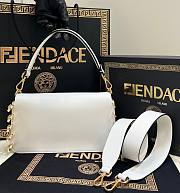 Fendi x Versace Baguette White Medium Bag - 4