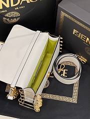 Fendi x Versace Baguette White Medium Bag - 6