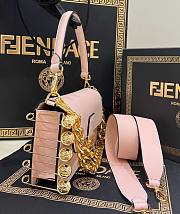 Fendi x Versace Baguette Pink Medium Bag - 5