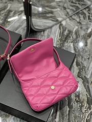 YSL LE 57 pink Lambskin Shoulder Bag - 4