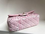 Chanel 22C Pink Tweed Mini Flap Bag 25cm - 5