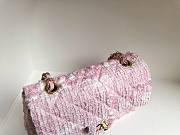 Chanel 22C Pink Tweed Mini Flap Bag 25cm - 4