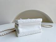 Chanel Vanity Case Calfskin White Bag - 2