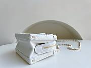 Chanel Vanity Case Calfskin White Bag - 4