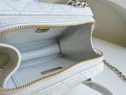 Chanel Vanity Case Calfskin White Bag - 6
