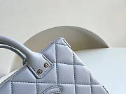 Chanel Vanity Case Calfskin Gray Bag - 5