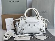 Balenciaga white cagole XS handle bag - 2