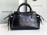 Balenciaga black cagole XS handle bag - 4